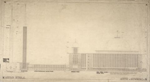 Masjid Istiqlal Motto Ketuhanan - Tampak Sisi Utara Masjid Istiqlal (gambar nomor 6)