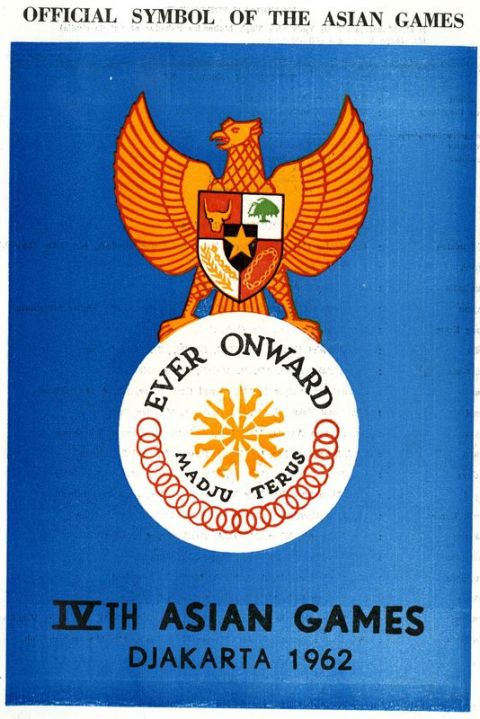 Official Symbol of Asian Games IV Jakarta 1962