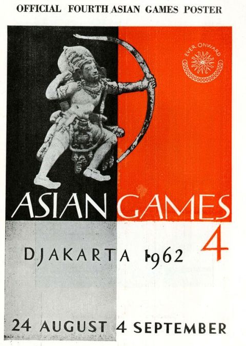 Official Poster Asian Games IV Jakarta 1962