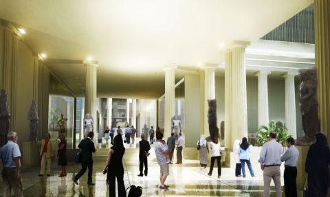 Ilustrasi 3D Museum Nasional Indonesia
