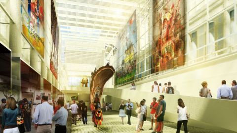 Ilustrasi 3D Museum Nasional Indonesia