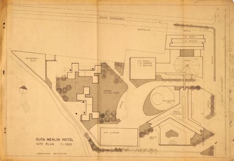 Duta Merlin Hotel, Site Plan