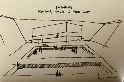 Sketsa Panggung Konser Monokrom Tulus